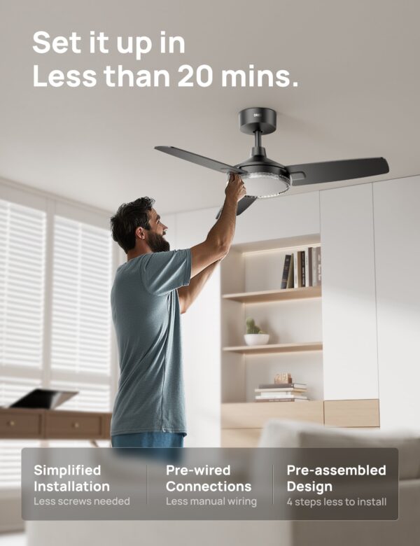 Smart Ceiling Fan CLF325S - Image 7