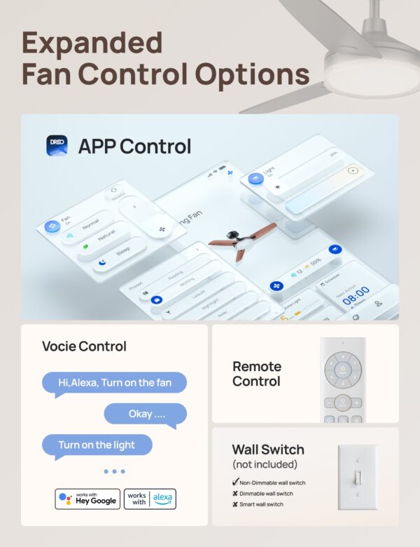 Smart Ceiling Fan CLF325S - Image 3